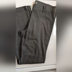 Betabrand dress pant yoga pants. Dark grey plaid in M.